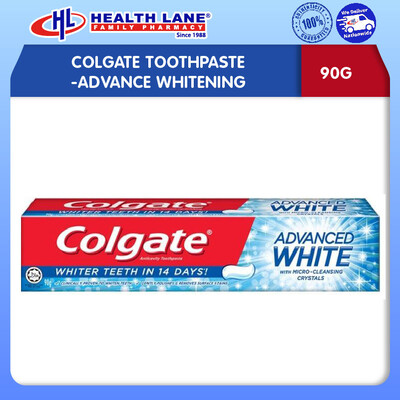 COLGATE TOOTHPASTE -ADVANCE WHITENING 90G
